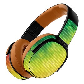 MightySkins Carbon Fiber Skin for Skullcandy Crusher 360 Wireless - Rasta Rainbow | Protective, Durable Textured Carbon Fiber Finish | Easy to Apply, Remove, and Change Styles | Made in The USA