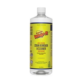 Quitamanchas multiusos Whip-It de 32 onzas, concentrado, a base de plantas con las 6 enzimas, todo natural, fabricado en Estados Unidos
