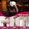 Evervino Wine Opener Aerator Vacuum Pump - 5in1 Wine tool(Black)