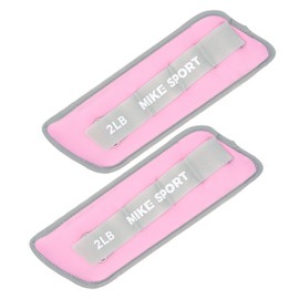 Women's Ankle Weights 4lbs Pair, Adjustable Leg/Arm Wrist Weights for Yoga, Walking, Running, Soft and Secure Strap Design for Fitness ((4lbs Pair (2lb Each) - Pink))