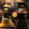 AUDLES 6 Pack Solar Stair Lights Outdoor Stair Lights with