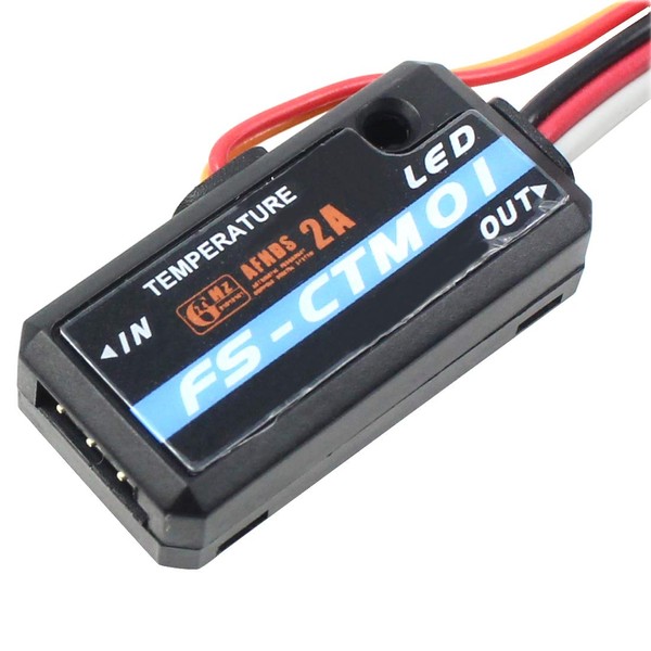 Flysky FPV Racing Transmitter Receiver Temperature Telemetry Data Module Set Voltage Collection Module Serial Bus Receiver for FS I6 I10 IT4S TX IA6B IA4B IA10B RX IBus (FS-CTM01)