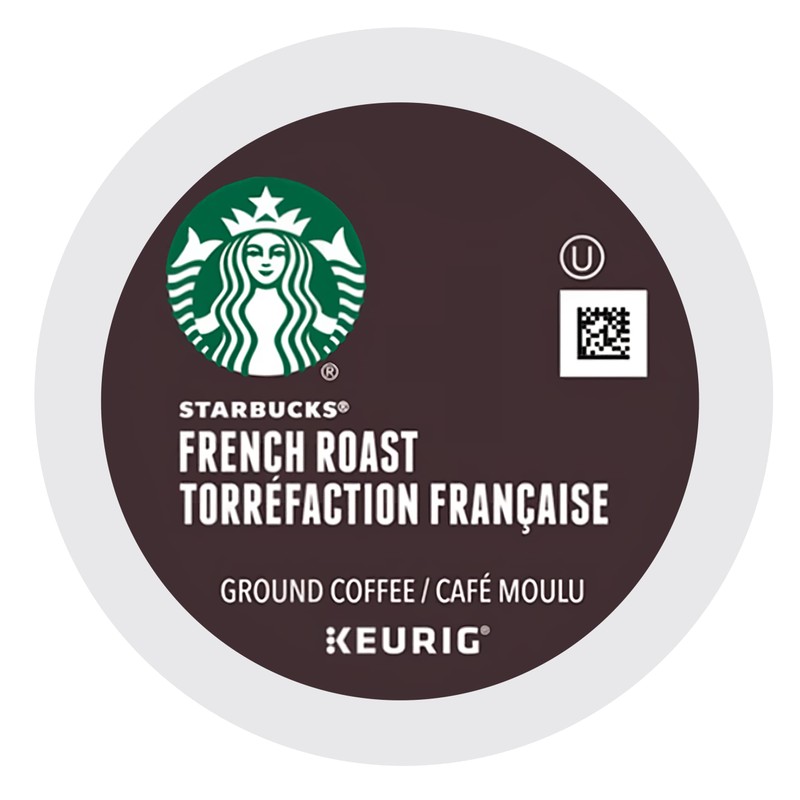 Starbucks French Roast K-Cups for Keurig, Dark Roast - 72