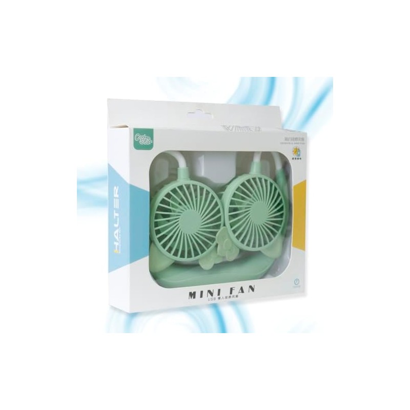 CM TOP Mini ventilador portatil para el cuello con 3