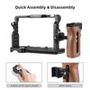 Camnoon Universal Top/Side Handle for Camera Cage Left/Right Side Handgrip