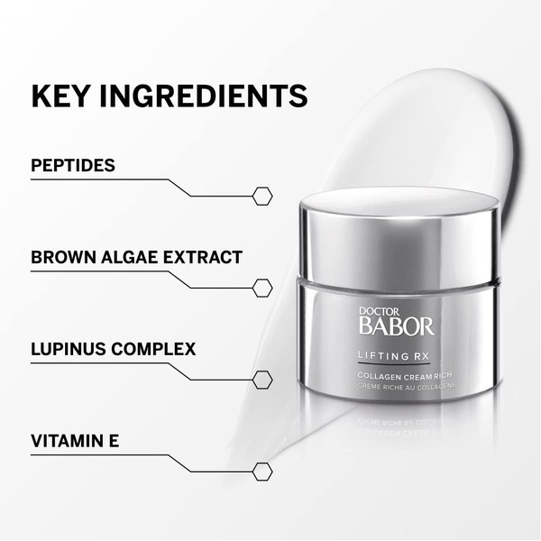 DOCTOR BABOR LIFTING RX Collagen Cream Rich, Anti-Wrinkle Firming Day and Night Cream to Reduce Appearance of Fine Lines and Wrinkles