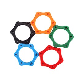 5PCS Mic Anti-Rolling Ring Handheld Microphone Protection Silicone Ring for KTV, Interviews, On Performance
