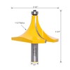 Boomway Roundover Router Bit, 1-1/2'' Radius 1/2'' Shank, Round Over