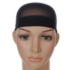 OMORFIEER Unisex Stocking Wig Cap Snood Mesh Natural Black Wig
