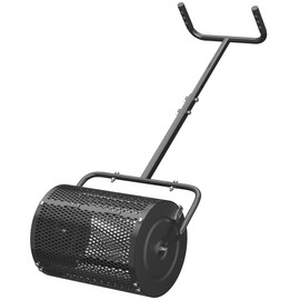 Heavy-Duty Steel Mesh Compost & Manure Spreader | Adjustable T-Handle Design for Lawns/Gardens/Fields | Rust-Resistant & Space-Saving Assembly