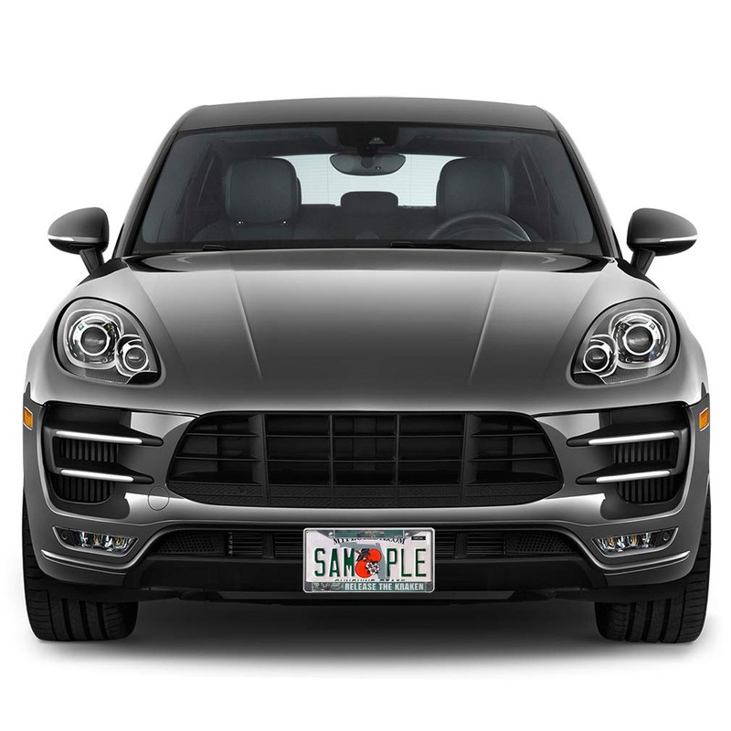 Fastasticdeals Metal Insert License Plate Frame Release The Kraken Weatherproof