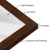 wallsthatspeak 6x14 Mocha Walnut Picture Frame for Puzzles Posters Photos