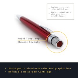 Retro 51 Tornado™ Classic Lacquer - Red Rollerball Pen