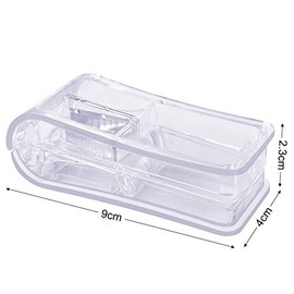Opret Tablettenteiler f√ºr Gro√üe und Kleine Tabletten F√ºr Tabletten-Vitamin-Medizin in ein Halbes Viertel Schneiden - Transparente Farbe