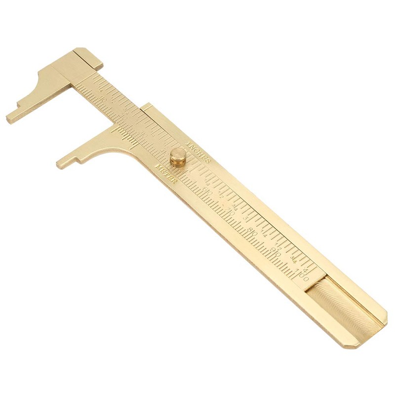 Brass Vernier Caliper Copper Alloy Mini Brass Sliding Bag Brake