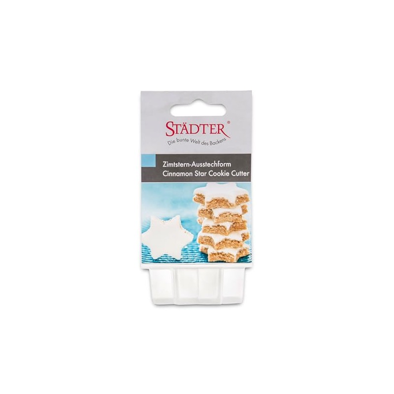 Städter 541023 Cookie Cutter, Plastic, ABS, White