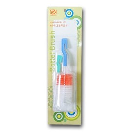 Taeguk Bottle Brush Set (2 Pieces) T1/Bottle Brush Set/Baby Bottle Brush/Loop Handle Bottle Brush/Double-sided Bottle Brush/Bottle Brush/Brush/Cleaning Tool/Cleaning Supplies 7ea