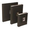 Kenro Savoy Series Black Faux Leather Photo Album for 100