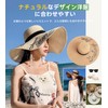 Lhyxuuk Straw Hat, Women's, Large, Cute Straw Hat, Folding Hat,