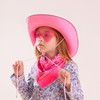 JeVenis Pink Cowgirl Hat Girls Cowboy Hat Kids Cowgirl Hat