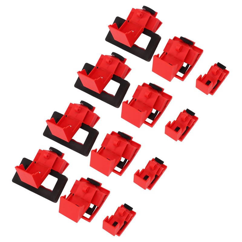 12 Pcs Single Pole Breaker Lock Out Device Nylon Breaker