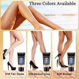 Bein Make Up Wasserfest, Grundierung für Körper Concealer Make up, Ebenmäßiger Hautton, Tattoo Abdeckung, Wasserfestes Make-Up Abdeckcreme Für Krampfadern (01# Hellglanz, Einheitsgröße)