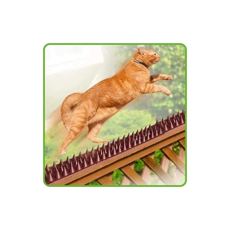 De-bird Cat Bird Repellent Spikes Outdoor Fence Security Plastic Deterrent