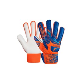 Reusch Attrakt Starter Solid Finger Support Junior Grippy Protective Goalkeeper Gloves for Children Teenagers Boys Girls with Finger Protection for All Weather Conditions and Playing Field Surfaces