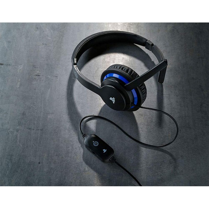 Bigben Interactive PS4OFCOMMUNICATOR Headphones Single Phase Headband Black Blue -