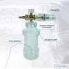Veloci Performance Clear Foam Cannon with Bottle for Pressure Washer,