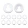 Pack of 10 Cupboard Hangers, Cupboard Holders Plastic 20mm Keyhole