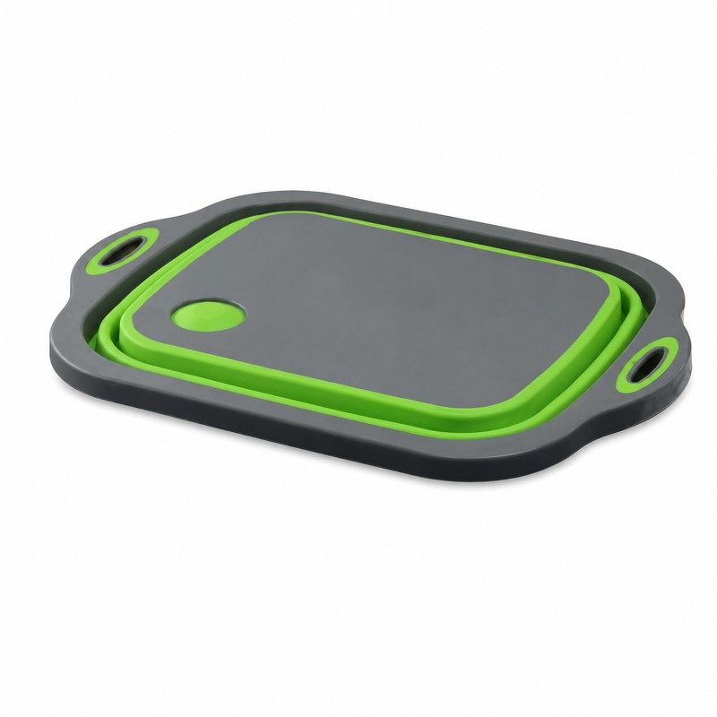 Collapsible Cutting Board & Dish Basin for Camping – Foldable