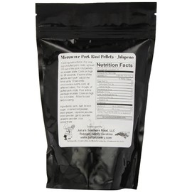 Chef Piggy Tail Microwave Pork Puffies Pork Rinds, Jalapeno, 8 Ounce