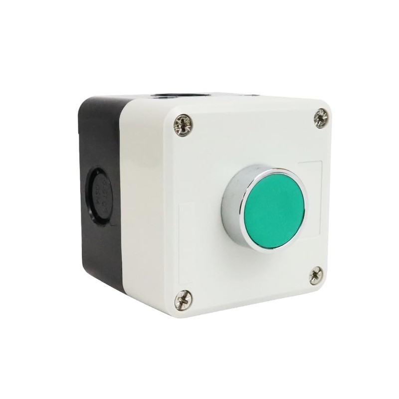 ATO Momentary Push Button Switch Station Box, 1 NO+1NC, ABS