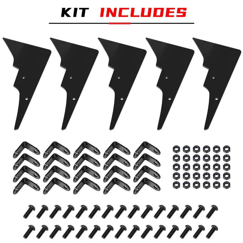 for Camaro 5th Gen Rear Diffuser Set V1 2014-2015, 5