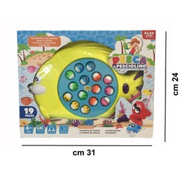 Game Fishing Fish Fishing, Fish Fishing, Fish Toy Fishing Minnies with Music Game Society Games with Fishing Rod for Children, Assorted Colours, Random Colour