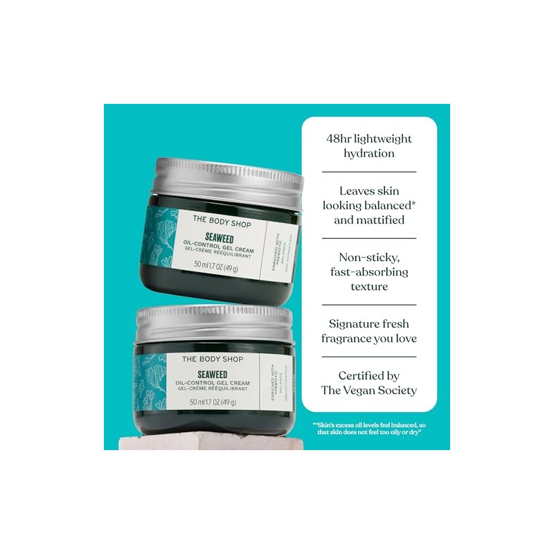 The Body Shop Seaweed Gel Cream, For Oily and Combination