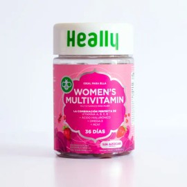 Heally Multivitamínico Para Mujer, 72 Gomitas Vitaminas 216g