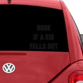 The Decal Guru 1418-CAR-02-BLA Car, Window, Sticker, 12" H X 14" W, Black