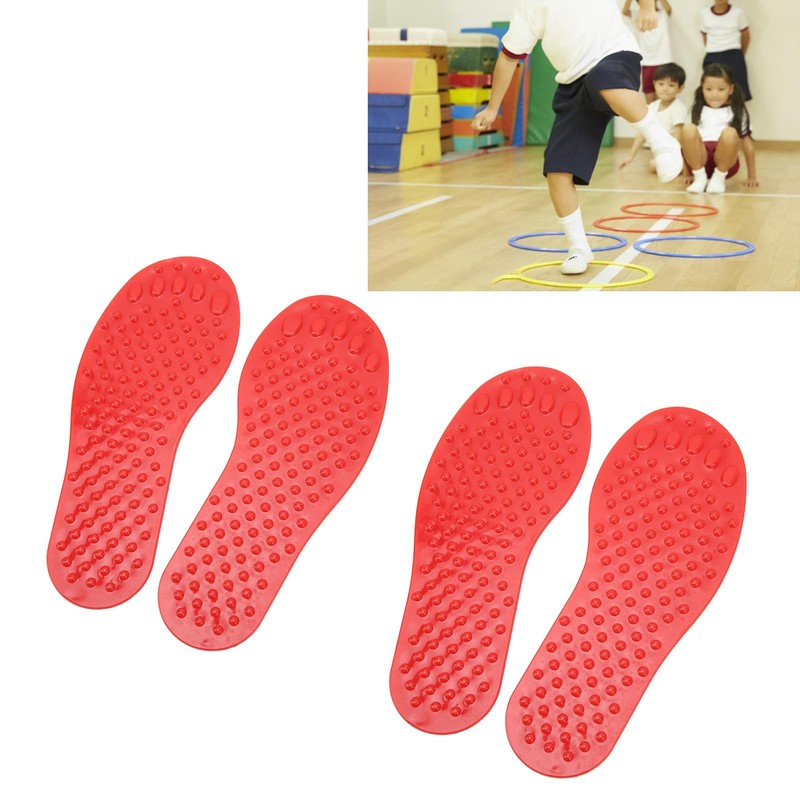 Feet Carpet Markers, Foot Shaped, Floor Markers For Preschool Educational