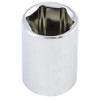JET - 1/4-Inch Drive, mm, Point, Metric Chrome Socket