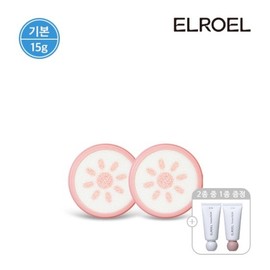 Elroel [Basic] Elroel Pink Tone-Up Sun Cushion 15g (2 Refills) + Crema Hand Cream / [기본] 엘로엘 핑크 톤업 선쿠션 15g 리필2개+크레마 핸드크림