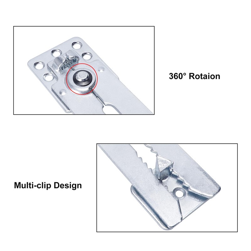 Li-TianFeng 2 Pack Sectional Couch Connectors Metal Couch Clips Sofa