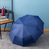 AIMALL Automatic Umbrella, 10-Rib Windproof Folding Compact Umbrella with Auto