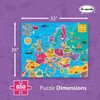 Re-marks Map of Europe Deluxe Jigsaw Puzzle with Whimsy Pieces