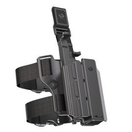 Orpaz T40 G45 Holster with Light, Left-Handed Level II/Level III OWB Light Bearing Holster Compatible with Glock 45, Fits Most Lights, Lasers, Sights and Optics