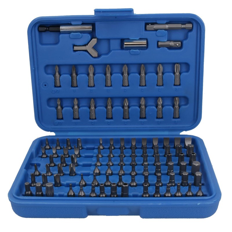 100pc Screwdriver Drill Wrench Torx Security Bit Tamperproof Hex TE173