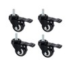 Onerbuy 4 Pack Caster Wheels Heavy Duty Swivel Casters with