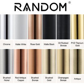 RANDOM Brass Contemporary Round Bottle P Trap 1 1/4,Basin Sink Waste Drain P Trap Kit (Brushed Nickel)