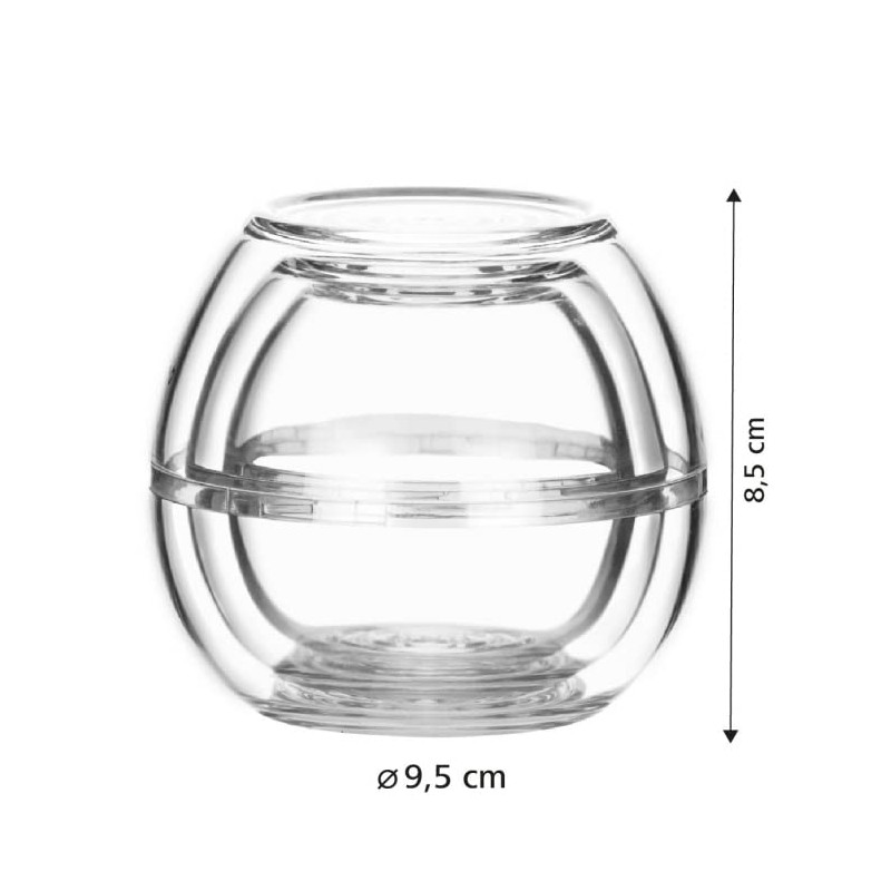 Tescoma Pack of 3 Clear Food Containers, 14.5 x 10.7